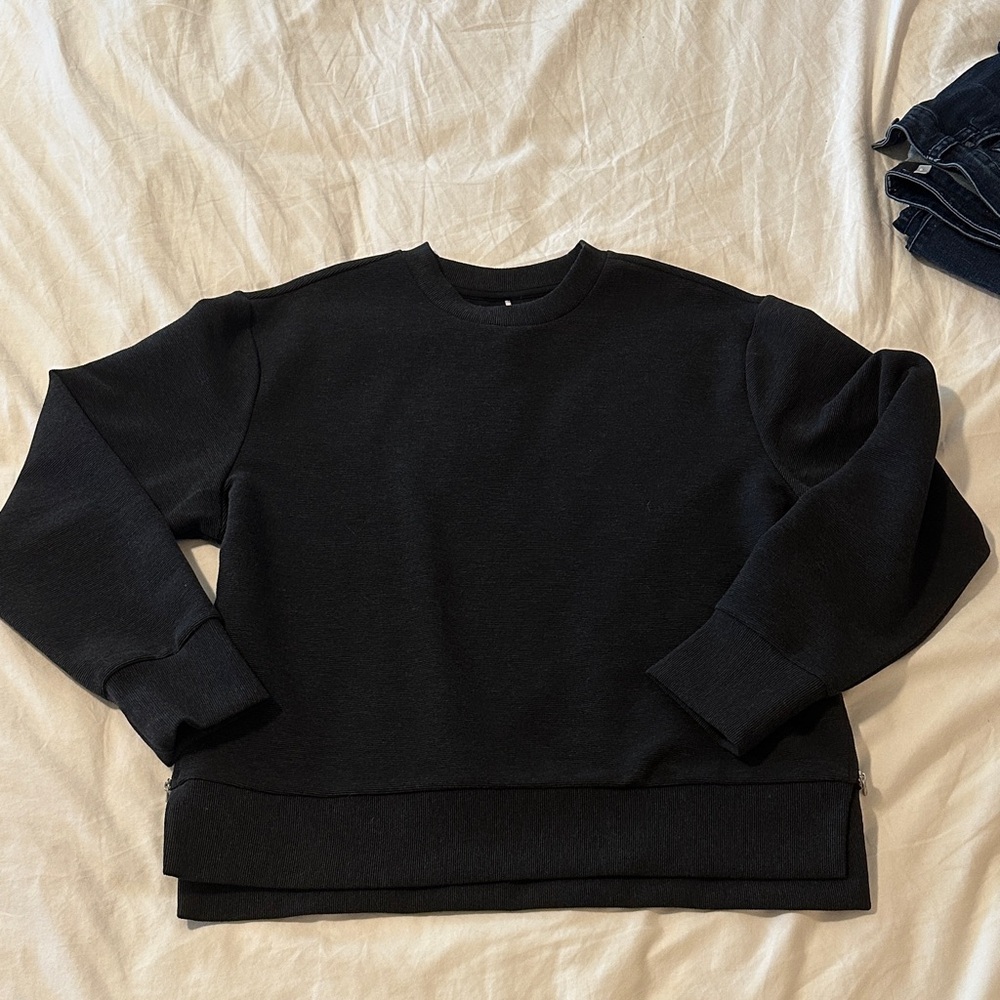 Calia Dark Grey Women’s zip side Sweater